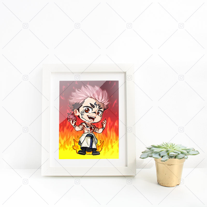 Sukuna Chibi Mini Print