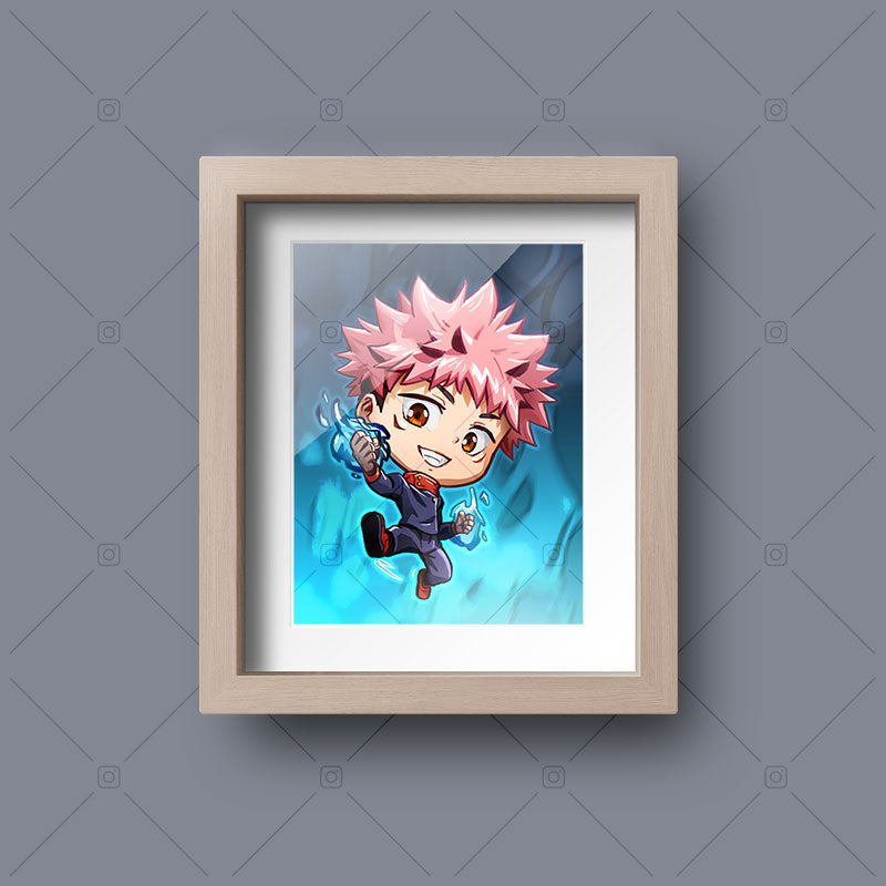 Yuji Itadori Chibi Mini Print