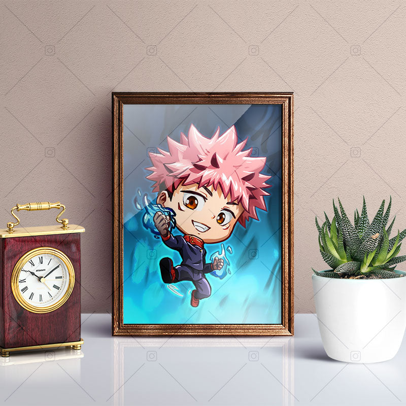 Yuji Itadori Chibi Mini Print