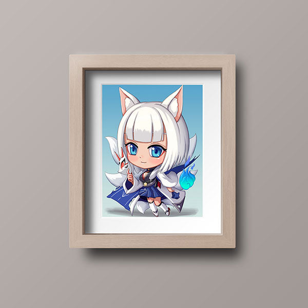 Kaga Chibi Mini Print - nayukidraws