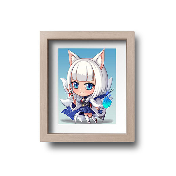 Kaga Chibi Mini Print - nayukidraws