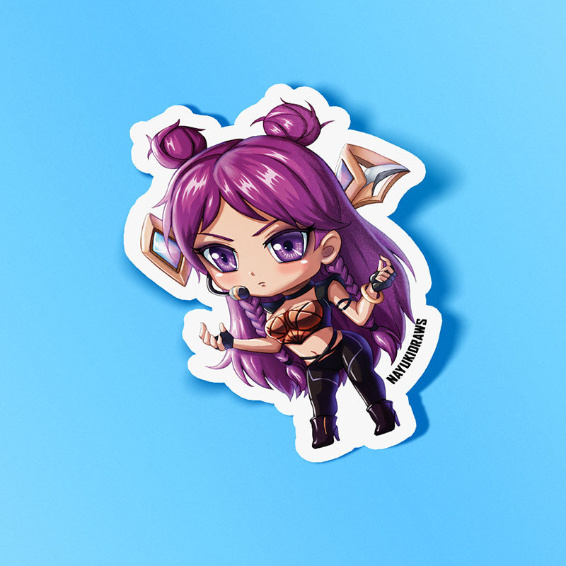KDA Kai'sa Vinyl Sticker - nayukidraws