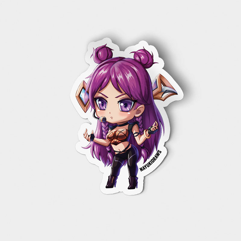 KDA Kai'sa Vinyl Sticker - nayukidraws