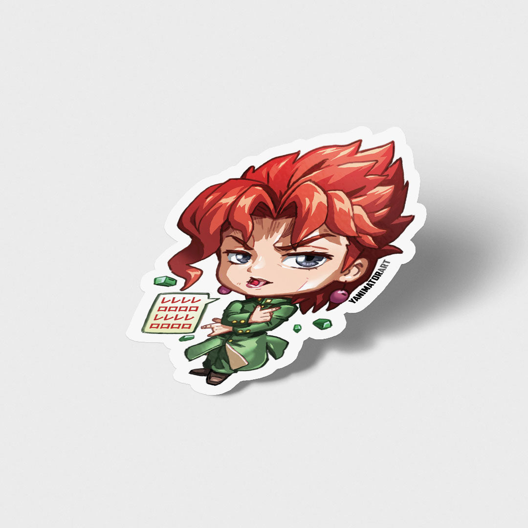 Peeking Noriaki Kakyoin v1 Hierophant Green Stand Tenmei Death Thirteen Dio Jotaro  Kujo Manga Anime Car Vinyl Sticker Decal