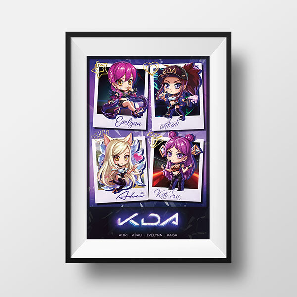 KDA Group Poster Print - nayukidraws
