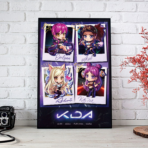 KDA Group Poster Print - nayukidraws