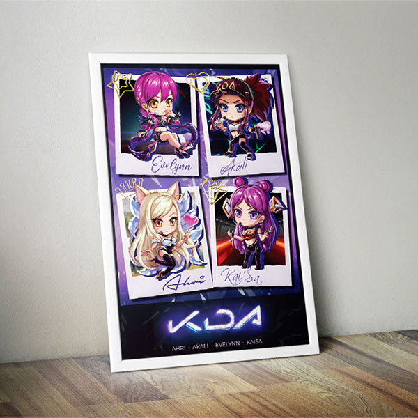 KDA Group Poster Print - nayukidraws