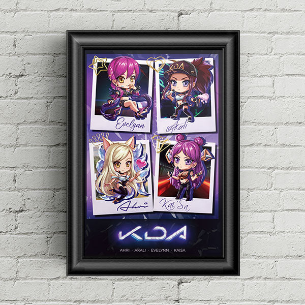 KDA Group Poster Print - nayukidraws