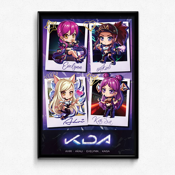 KDA Group Poster Print - nayukidraws