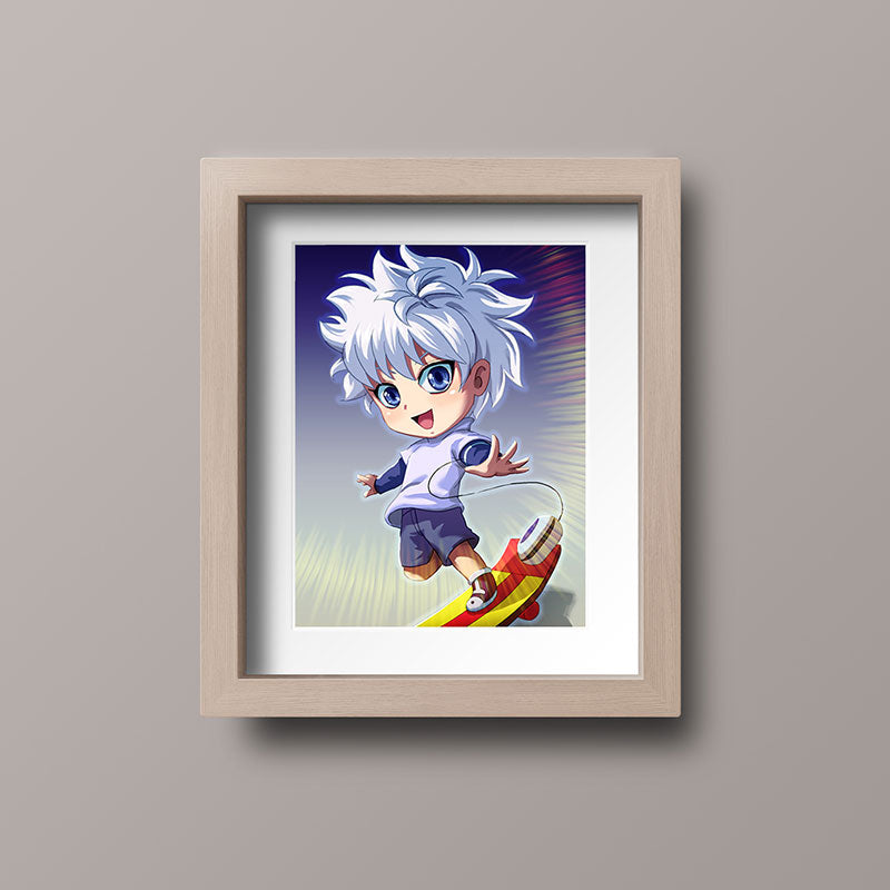 Killua Chibi Mini Print - nayukidraws