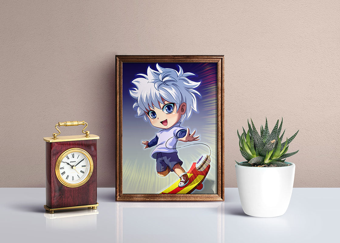 Killua Chibi Mini Print - nayukidraws