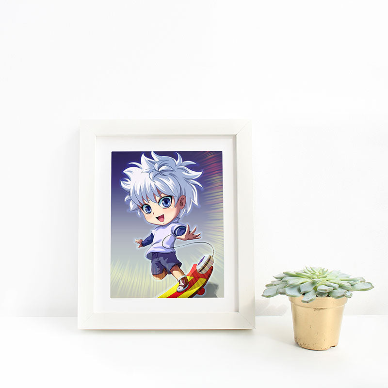 Killua Chibi Mini Print - nayukidraws