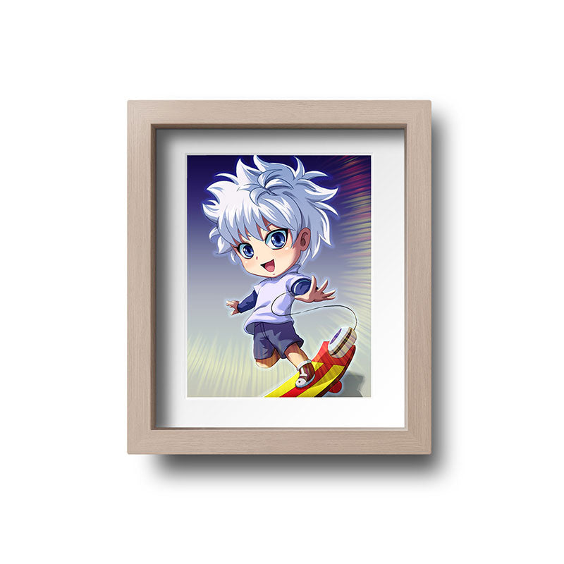 Killua Chibi Mini Print - nayukidraws