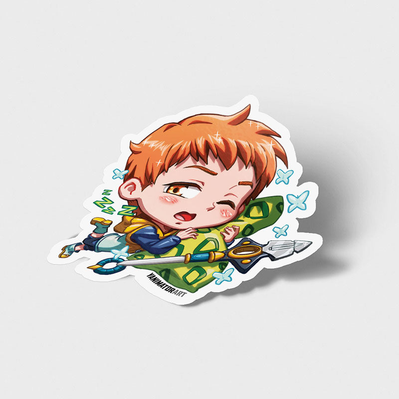 King Vinyl Sticker