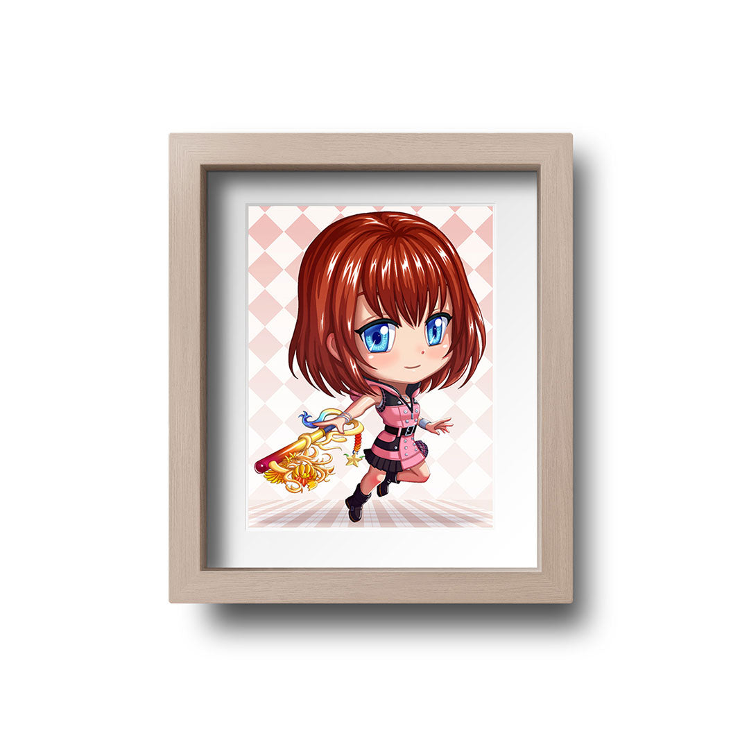 Kairi Chibi Mini Print - nayukidraws