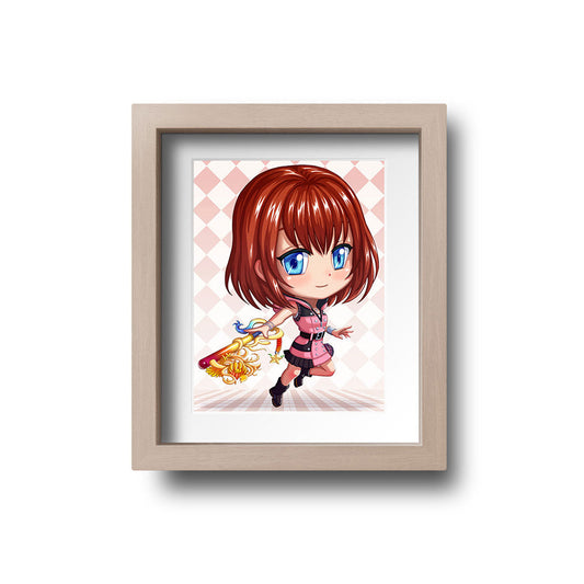 Kairi Chibi Mini Print - nayukidraws