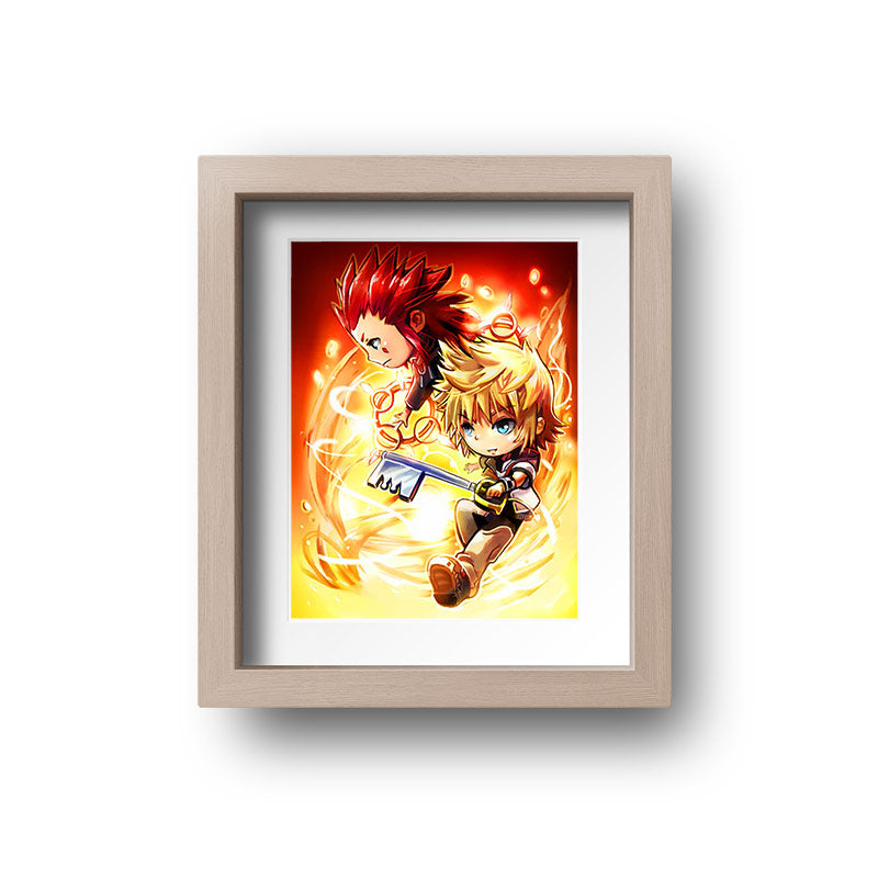 Axel and Roxas Mini Print
