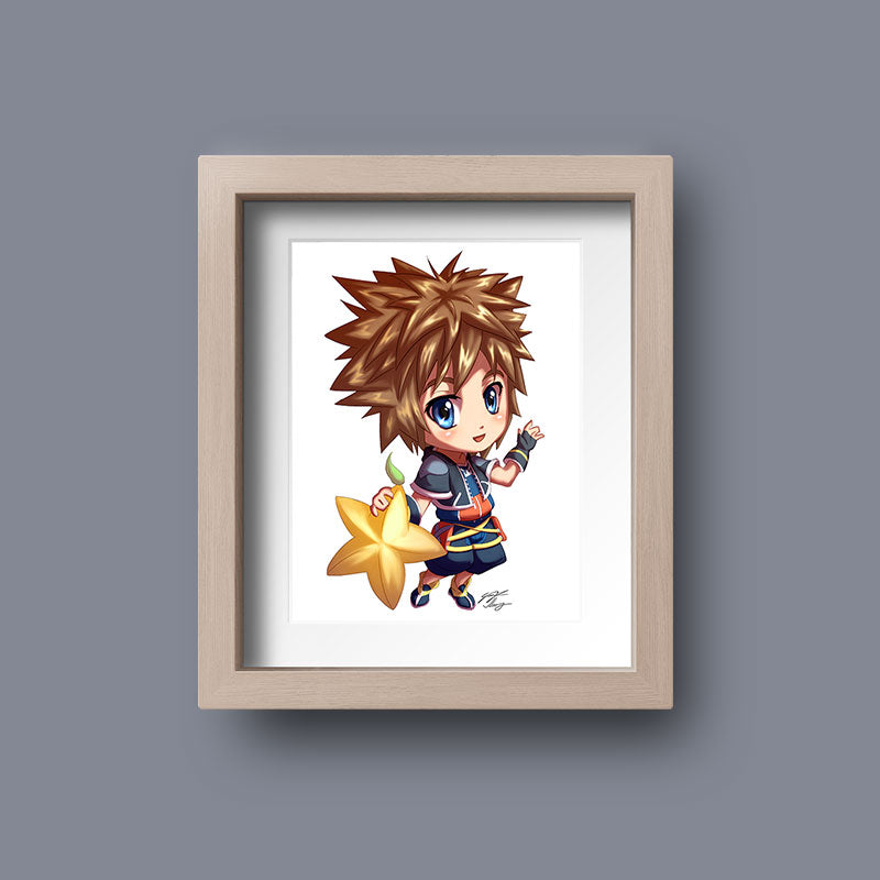 Sora Chibi Mini Print