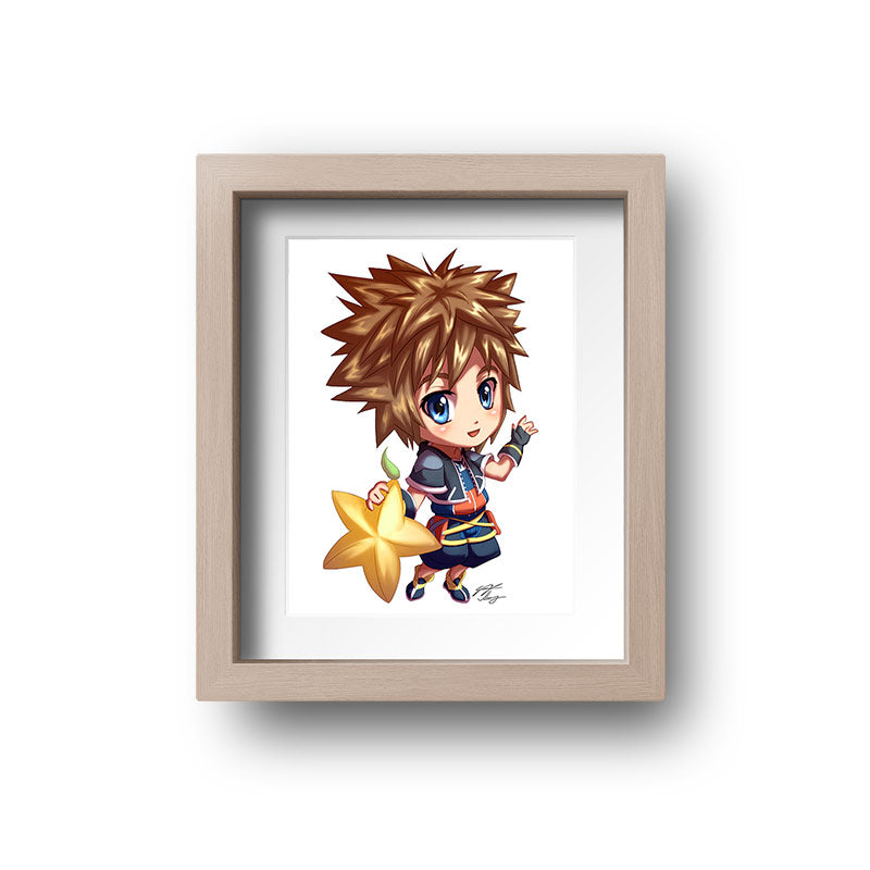 Sora Chibi Mini Print