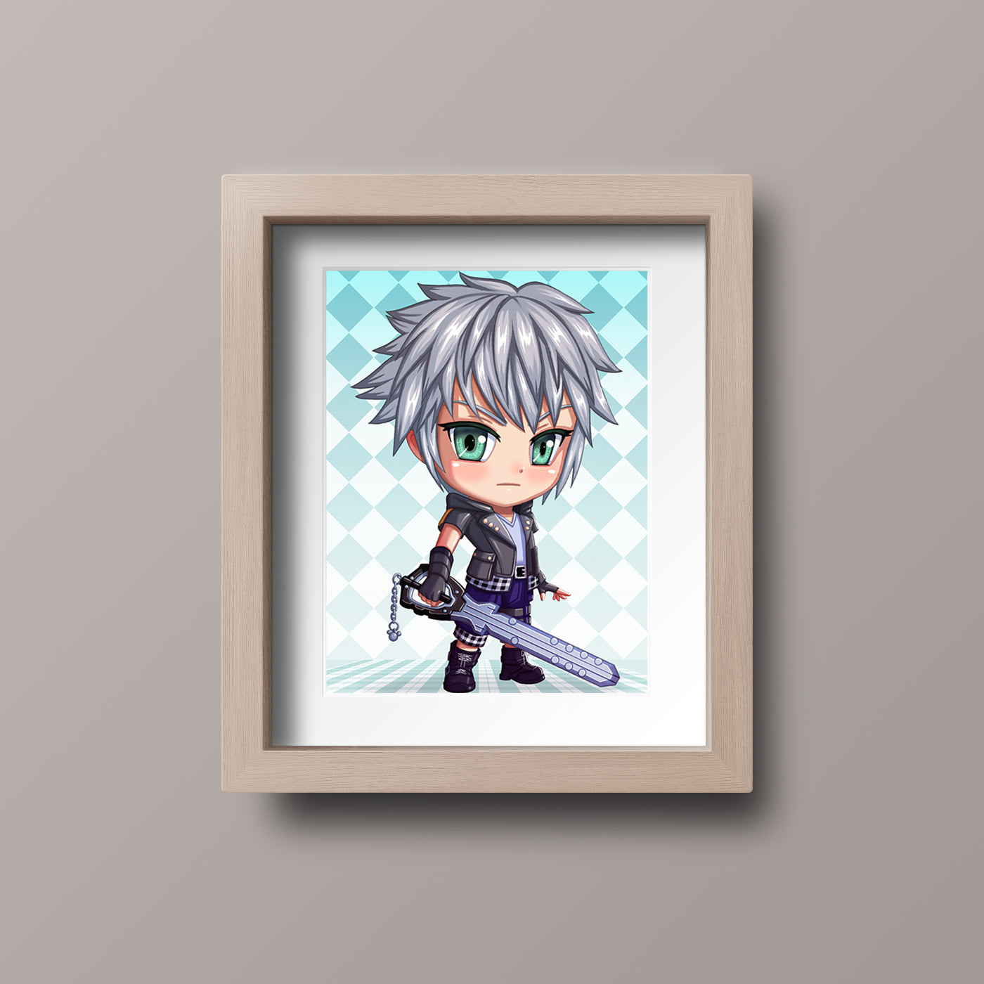 Riku Chibi Mini Print - nayukidraws