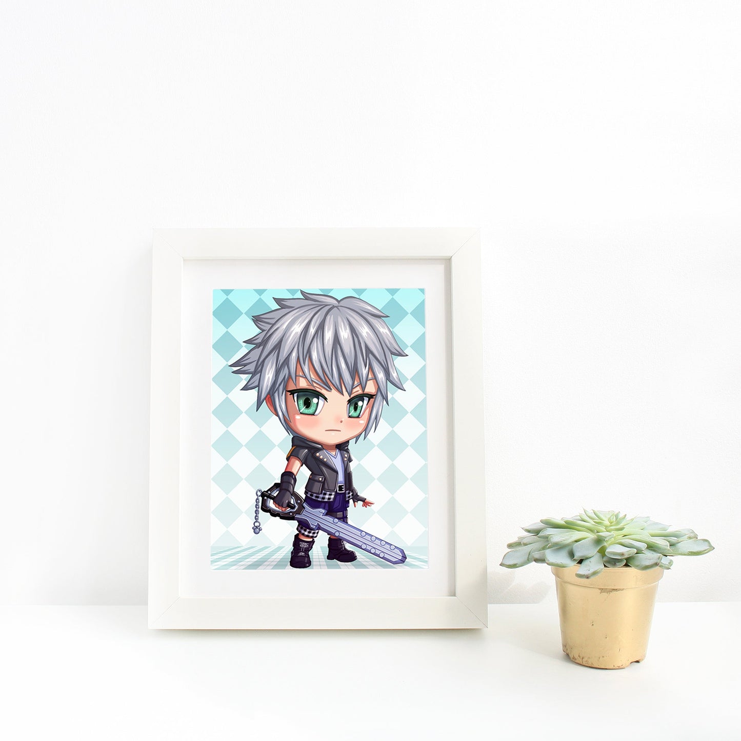 Riku Chibi Mini Print - nayukidraws