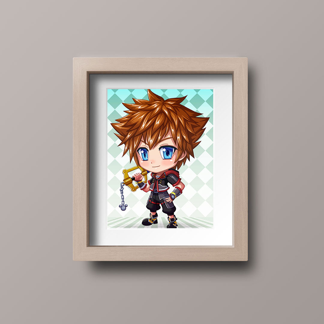 Sora Chibi Mini Print - nayukidraws
