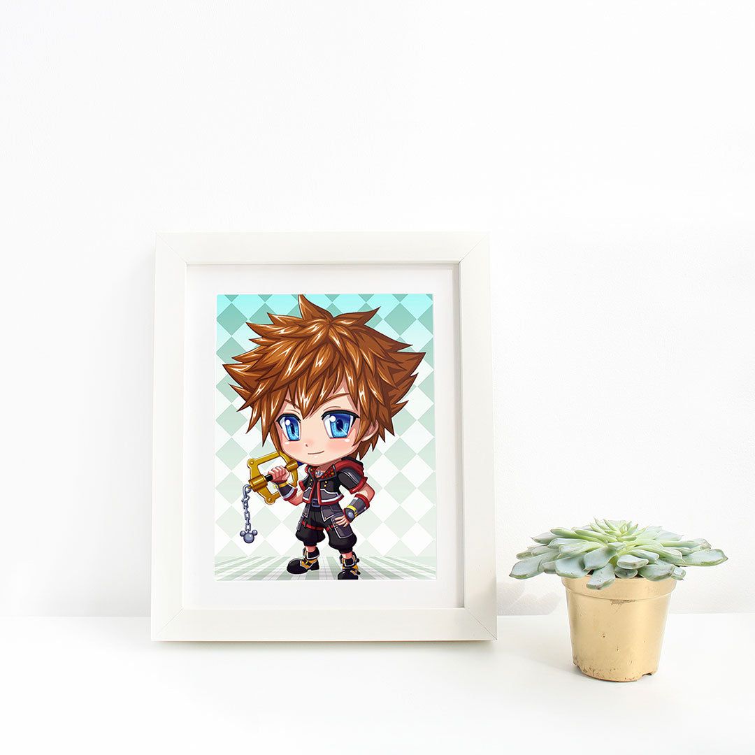Sora Chibi Mini Print - nayukidraws