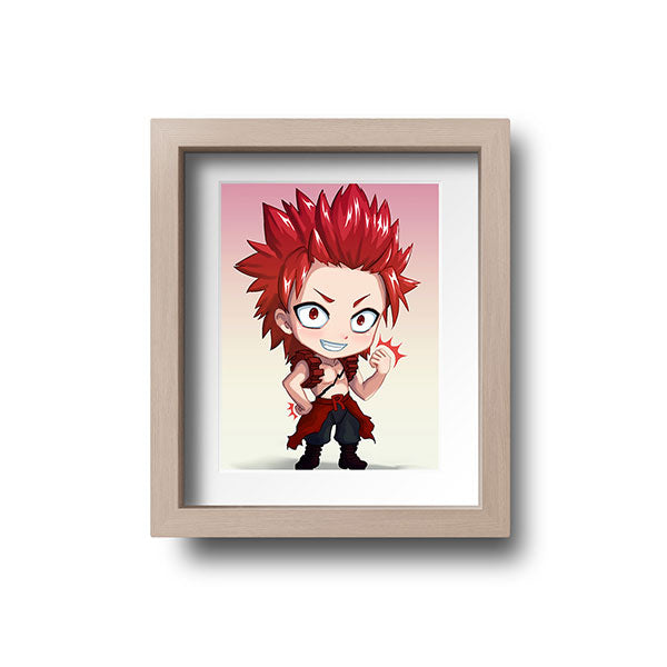 Kirishima Chibi Mini Print - nayukidraws