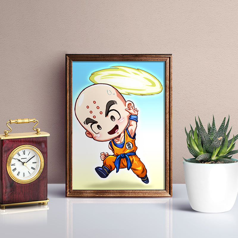 Krillin Mini Print