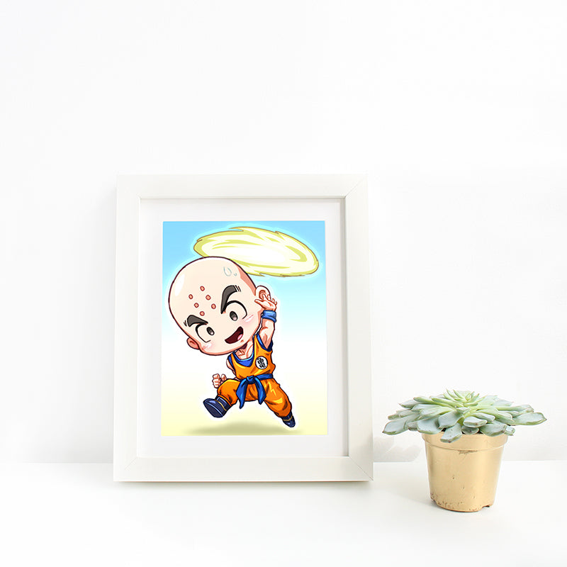 Krillin Mini Print