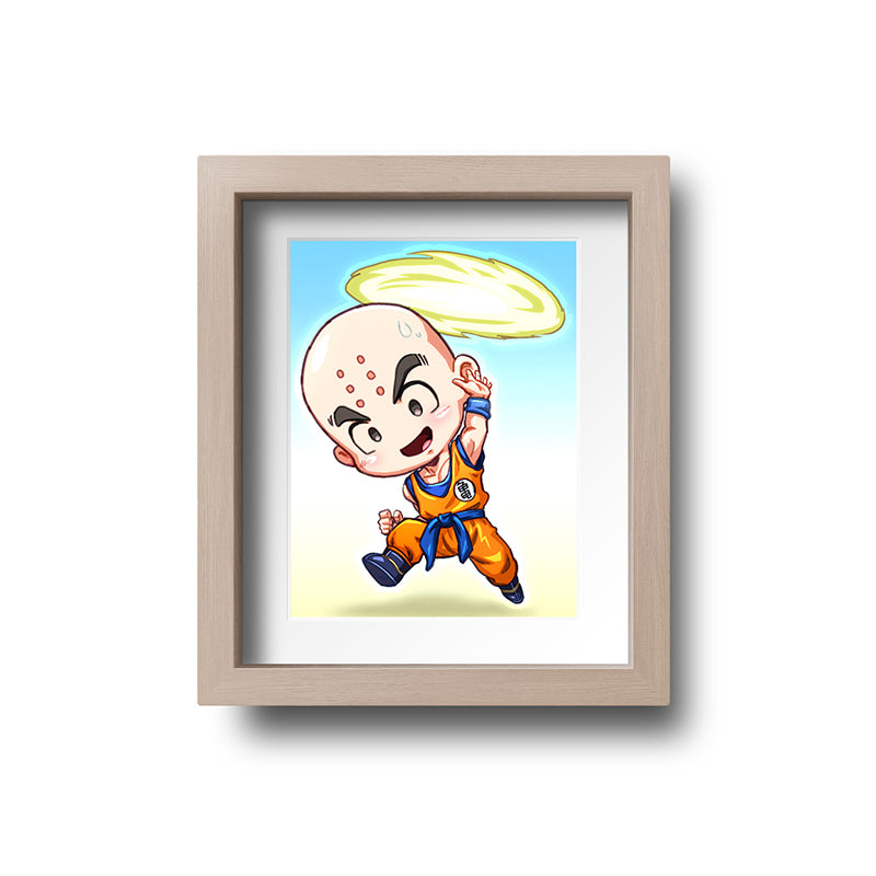 Krillin Mini Print