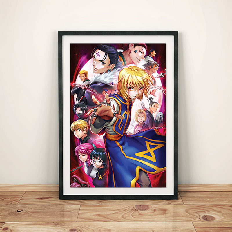 Kurapika and the Phantom Troupe Poster Print