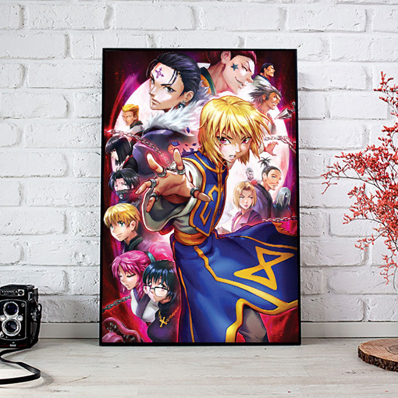Kurapika and the Phantom Troupe Poster Print