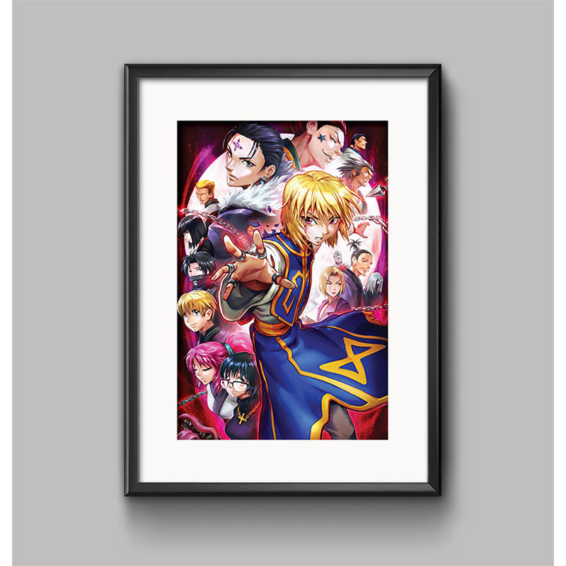 Kurapika and the Phantom Troupe Poster Print