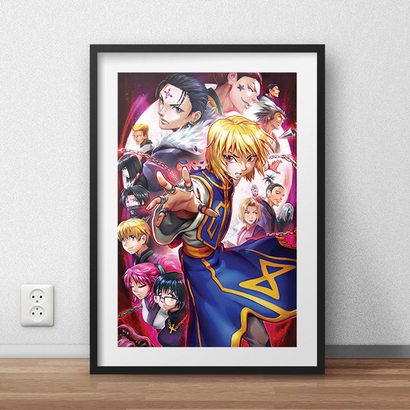 Kurapika and the Phantom Troupe Poster Print