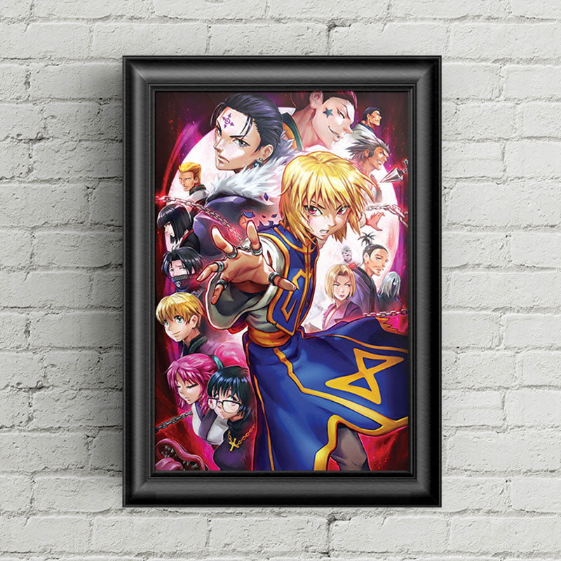 Kurapika and the Phantom Troupe Poster Print