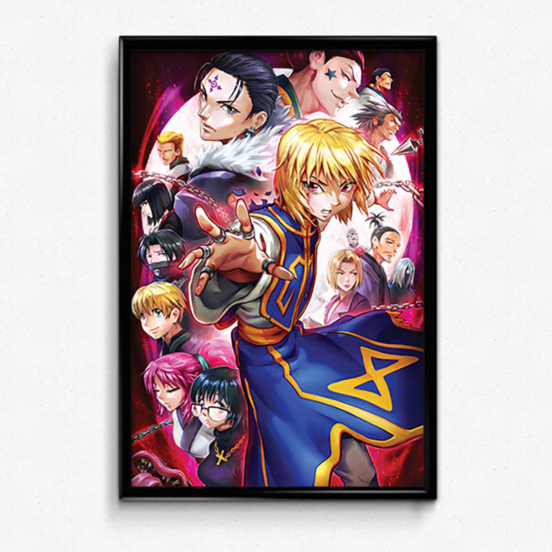 Kurapika and the Phantom Troupe Poster Print