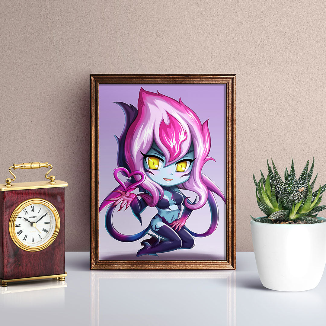 Evelynn Chibi Mini Print - nayukidraws
