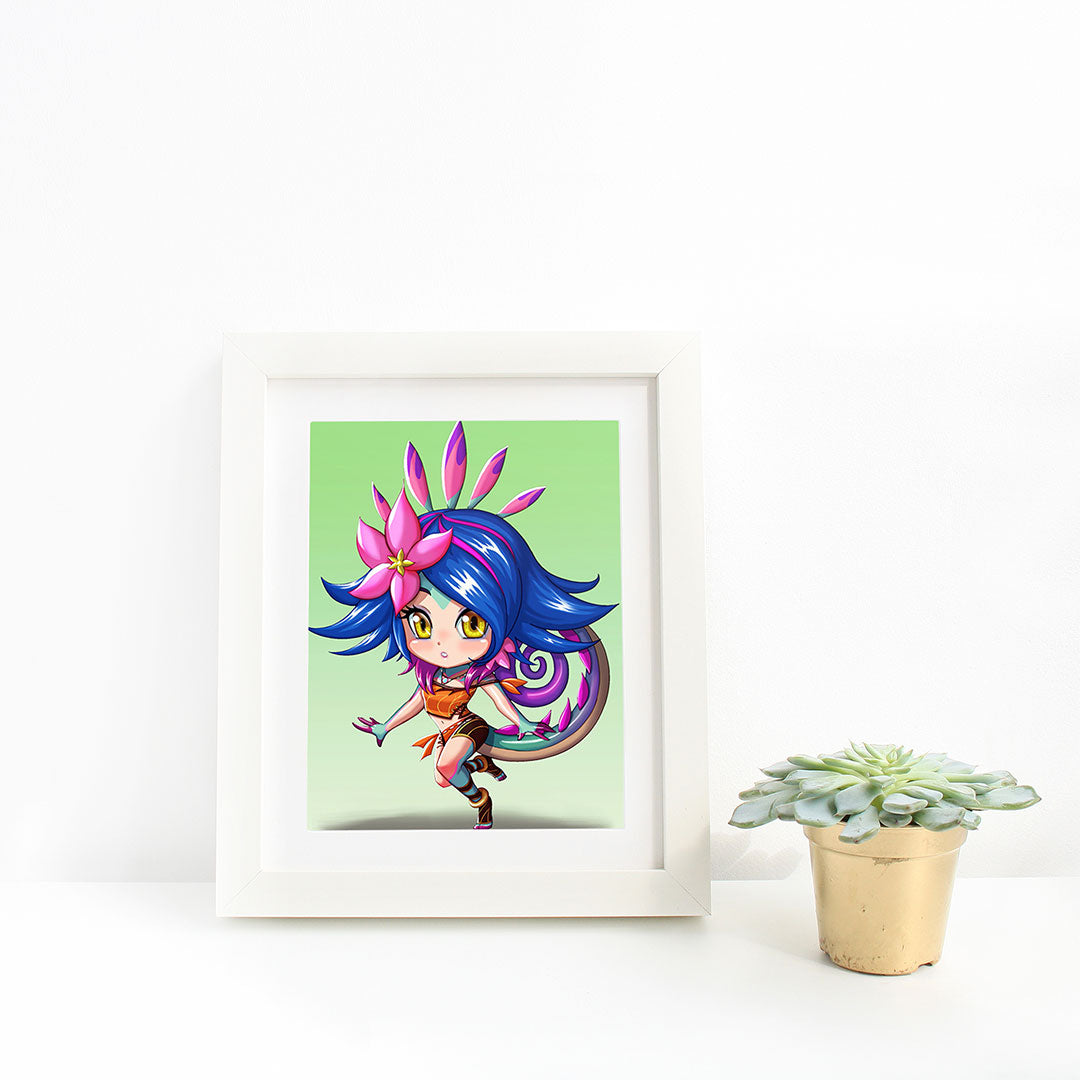 Neeko Chibi Mini Print - nayukidraws