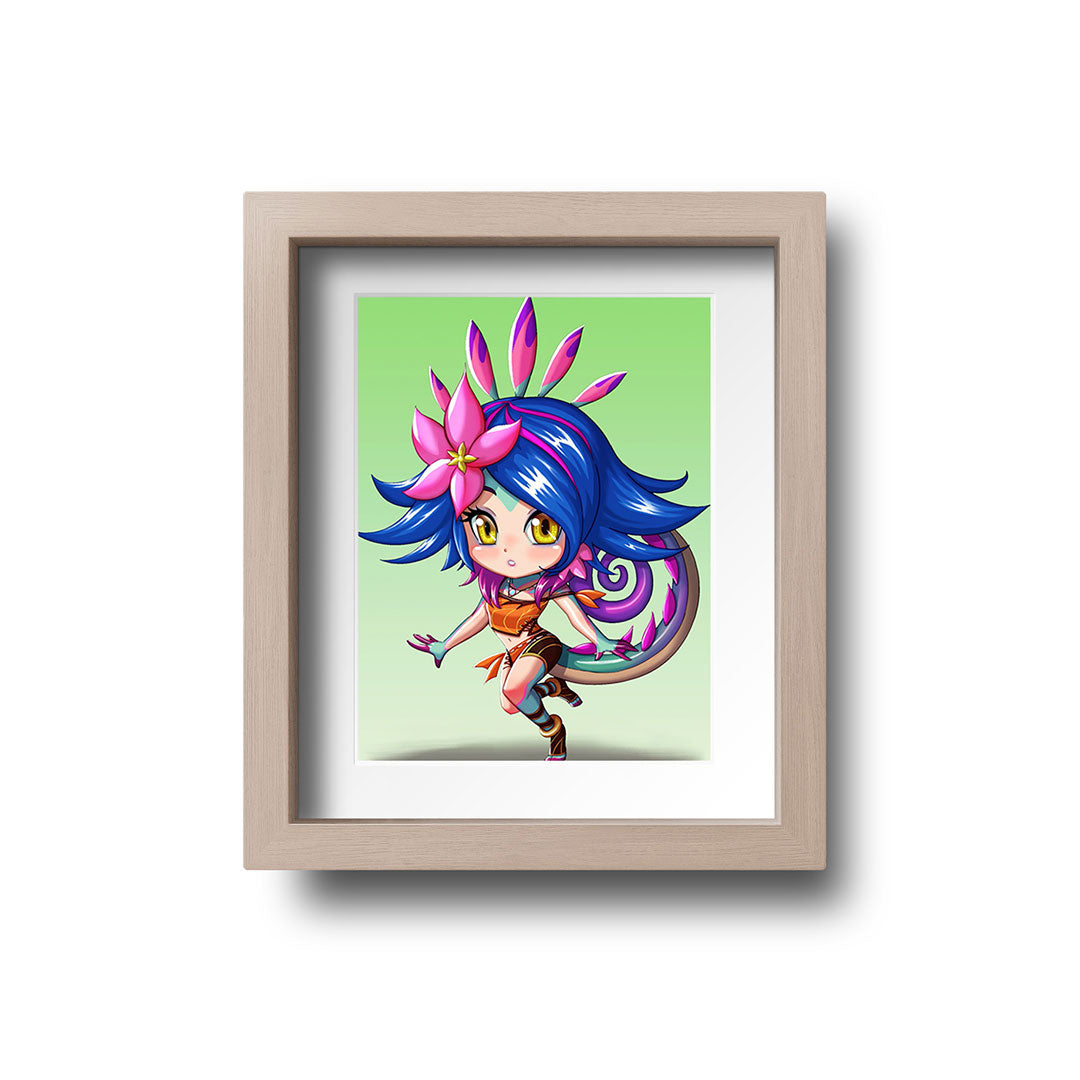 Neeko Chibi Mini Print - nayukidraws