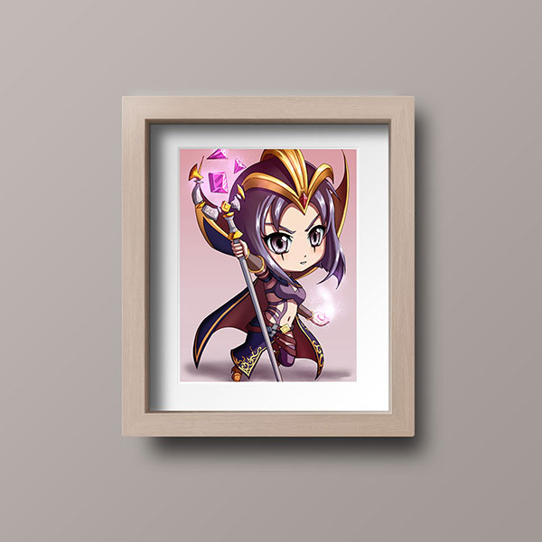Leblanc Chibi Mini Print - nayukidraws