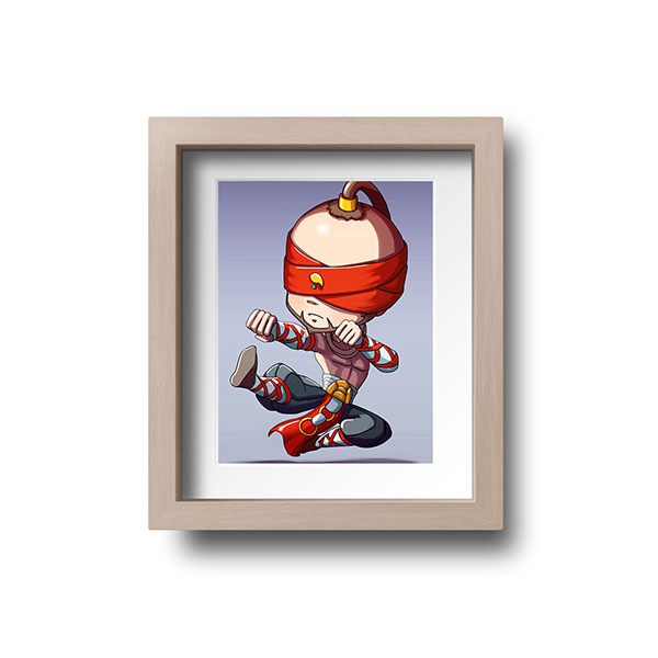 Leesin Chibi Mini Print - nayukidraws