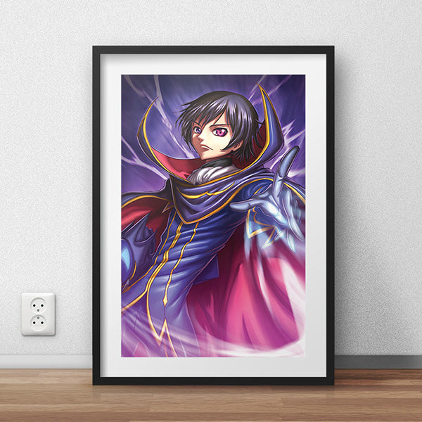 Lelouch Poster Print - nayukidraws