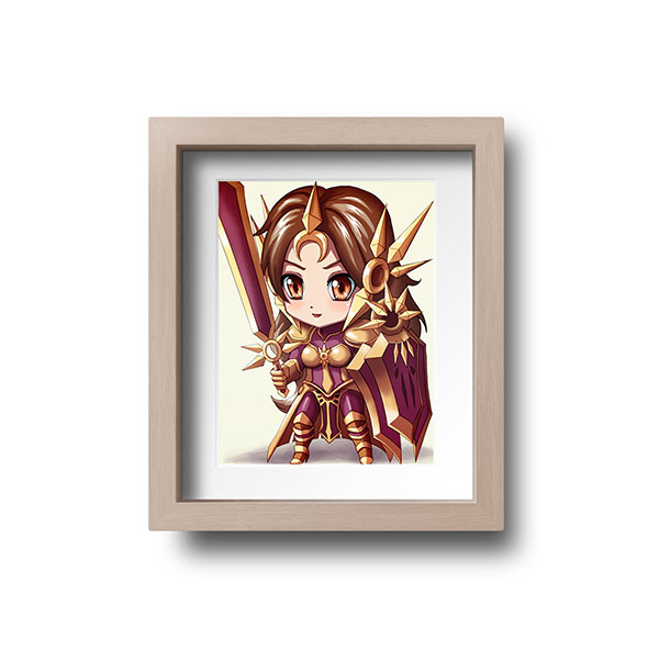 Leona Chibi Mini Print - nayukidraws