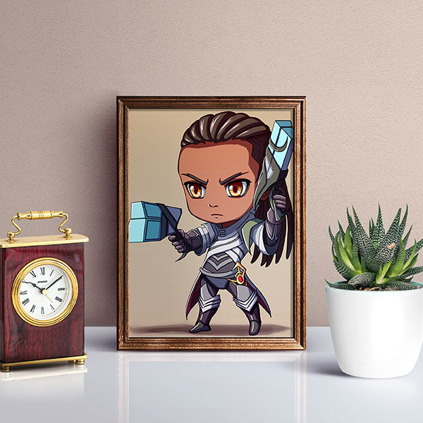 Lucian Chibi Mini Print - nayukidraws