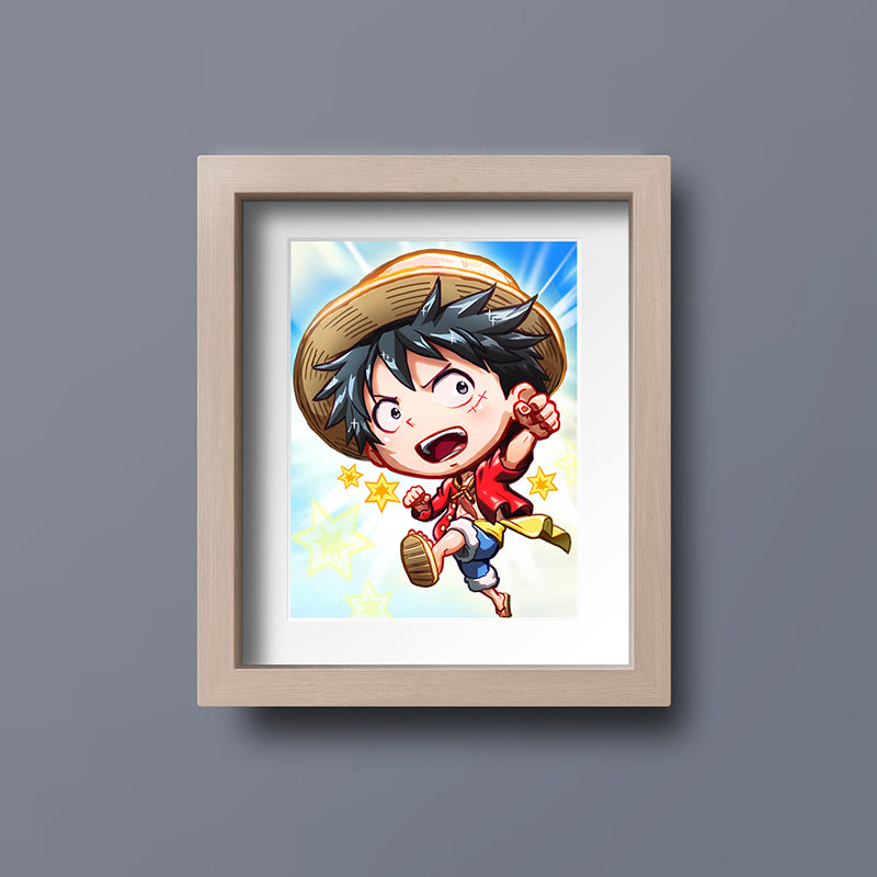Luffy Mini Print
