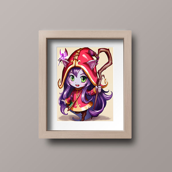 Lulu Chibi Mini Print - nayukidraws