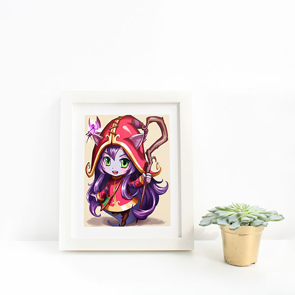 Lulu Chibi Mini Print - nayukidraws
