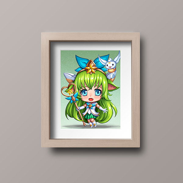 Star Guardian Lulu Chibi Mini Print - nayukidraws