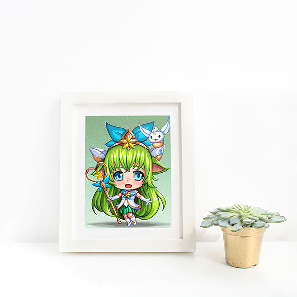 Star Guardian Lulu Chibi Mini Print - nayukidraws